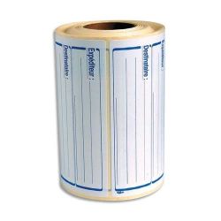 AVERY Rouleau de 500 étiquettes pré imprimées Expéditeur/Destinataire 125x65 mm