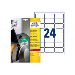 AVERY Boîte de 240 étiquettes ultra-résistantes 63,5x33,9 mm