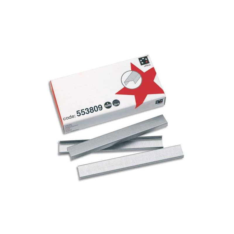 Agrafes n°SP 19 1/4 en Boîte de 5000 Agrafes n°SP 19 1/4 en Boîte de 5000