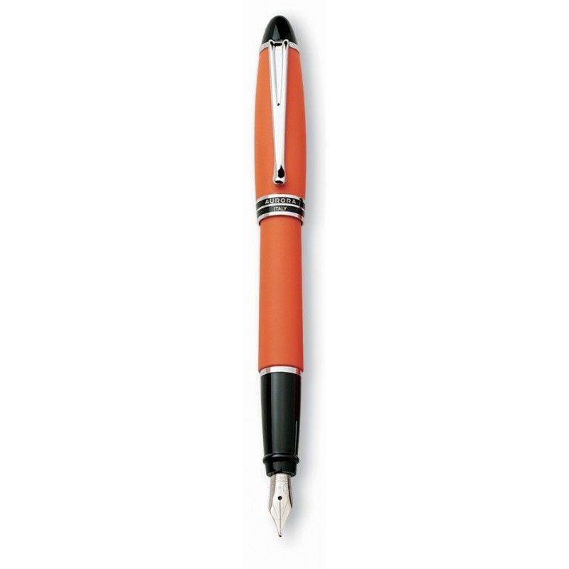 Aurora - Stylo plume - Ipsilon satin Orange pointe moyenne Aurora - Stylo plume - Ipsilon satin Orange pointe moyenne