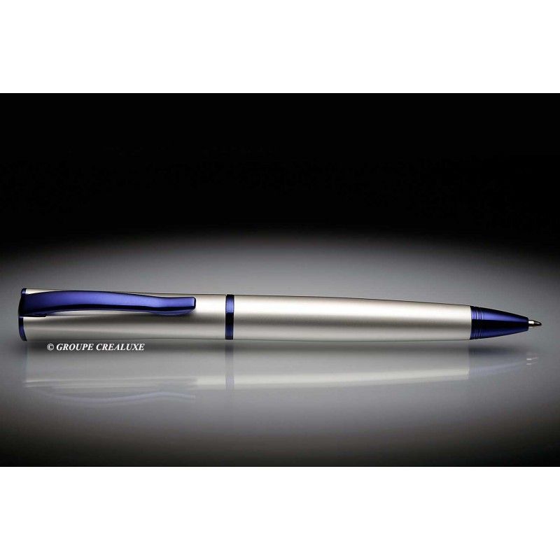 MONTEVERDE - Stylo bille - Impressa - Argenté Bleu MONTEVERDE - Stylo bille - Impressa - Argenté Bleu