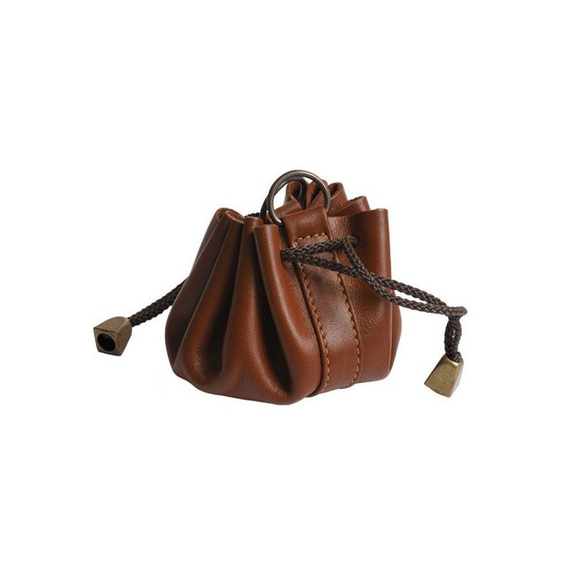 Max Capdebarthes - Porte monnaie - Aumoniere - Chocolat Max Capdebarthes - Porte monnaie - Aumoniere - Chocolat