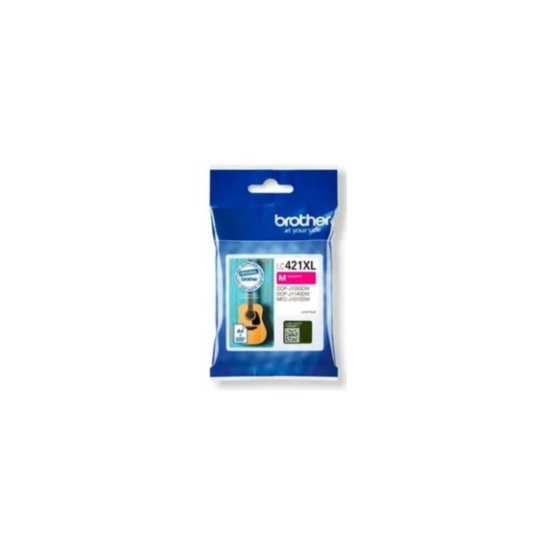 BROTHER Cartouche jet d'encre magenta XL LC421XLM BROTHER Cartouche jet d'encre magenta XL LC421XLM