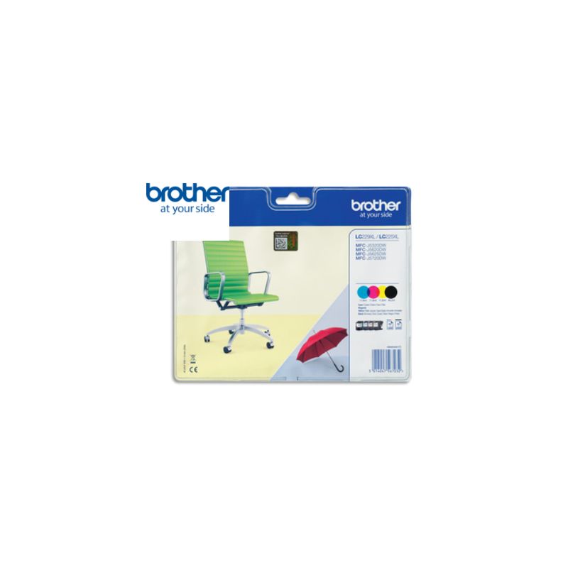 BROTHER Pack de 4 couleurs Jet d'encre HC LC229XLVALBP BROTHER Pack de 4 couleurs Jet d'encre HC LC229XLVALBP