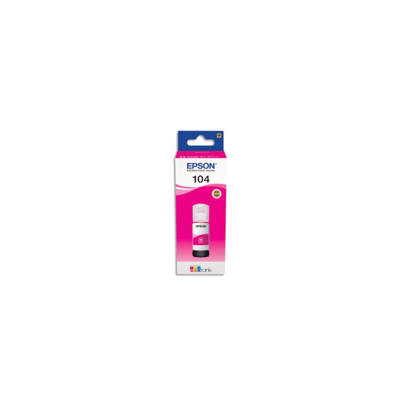 EPSON Cartouche Jet d'encre 104 Magenta ECOTANK C13T00P340 EPSON Cartouche Jet d'encre 104 Magenta ECOTANK C13T00P340