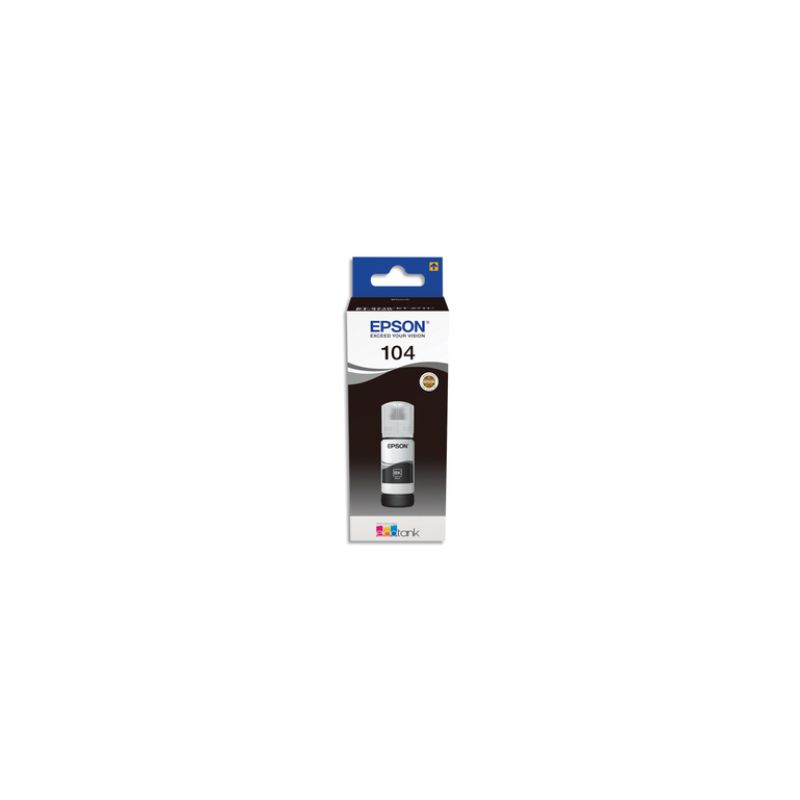 EPSON Cartouche Jet d'encre 104 Noir ECOTANK C13T00P140 EPSON Cartouche Jet d'encre 104 Noir ECOTANK C13T00P140