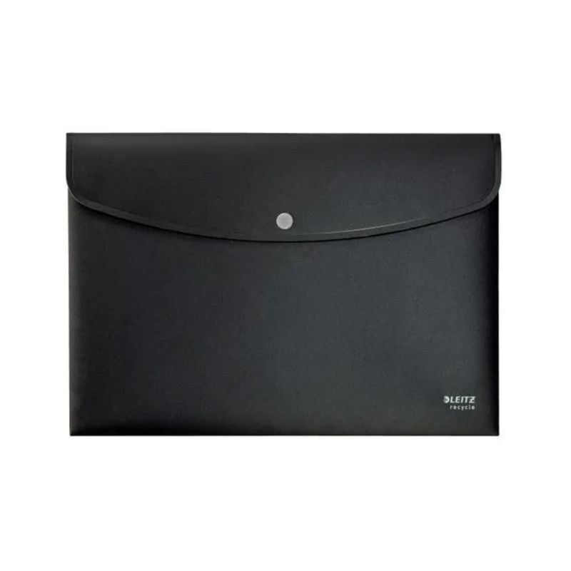 LEITZ Porte document Re:Cycle en polypropylène 100% recyclé et 100% recyclable. Coloris noir LEITZ Porte document Re:Cycle en polypropylène 100% recyclé et 100% recyclable. Coloris noir
