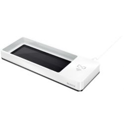 LEITZ Plumier Dual avec technologie recharge sans fil QI - Dim : L27,1 x H3,2 x P10,5 cm. Noir