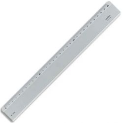 MINERVA Règle plate biseau anti tâche en altuglas 30 cm