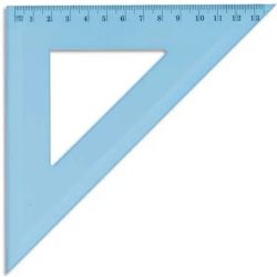 SCHOOLDAY Equerre 45° 21 cm en plastique incassable