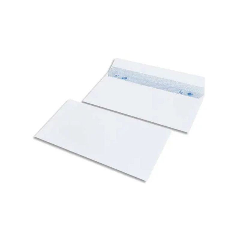 BONG Boîte de 200 enveloppes DL 110x220mm Blanc 80g auto-adhésive 23038 BONG Boîte de 200 enveloppes DL 110x220mm Blanc 80g auto-adhésive 23038