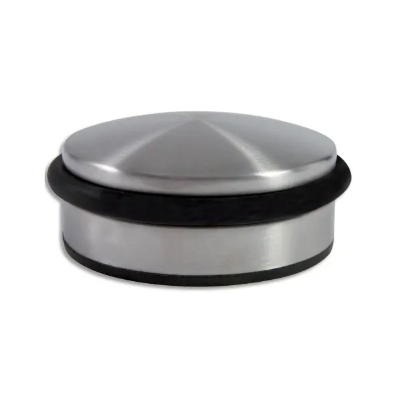 ALBA Butée de porte en acier et élastomère - semelle antidérapante Dimensions Ø 9 x 4 cm ALBA Butée de porte en acier et élastomère - semelle antidérapante Dimensions Ø 9 x 4 cm