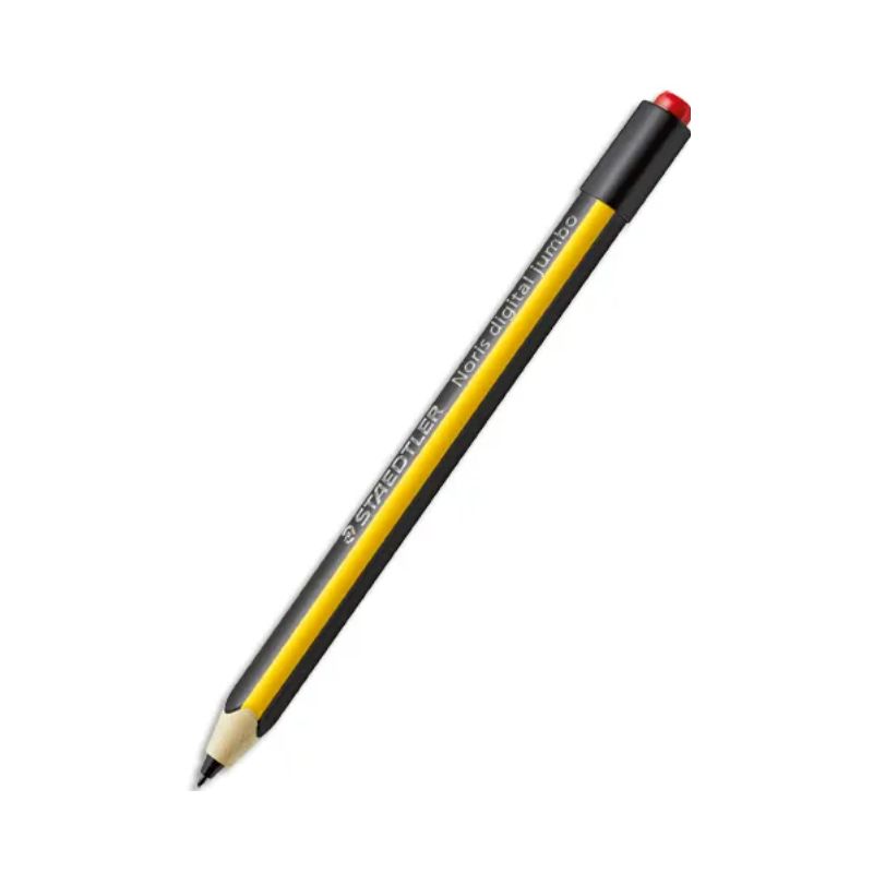 STAEDTLER Crayon stylet digital NORIS Jumbo Wopex hexagonal jaune et noir pointe Fine de 0,7 mm STAEDTLER Crayon stylet digital NORIS Jumbo Wopex hexagonal jaune et noir pointe Fine de 0,7 mm