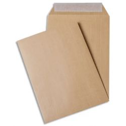 BONG Boîte de 250 pochettes kraft armé auto-adhésives 120g sans soufflet format 280x365mm 26