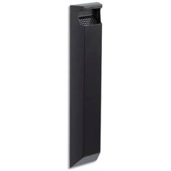 ROSSIGNOL Cendrier d'extérieur mural 3 Litres en acier poudré polyester - Dim. L12 x H55 x P5 cm