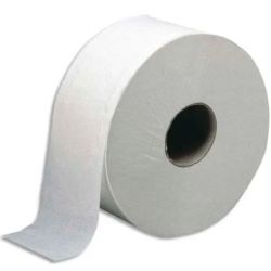 TORK Paquet de 12 rouleaux de Papier toilette Jumbo 2 plis pure cellulose, 850 formats L170m Blanc