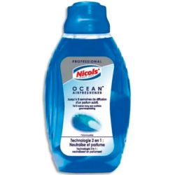 NICOLS Flacon mèche 375 ml, mèche réglable parfum Atlantic marine