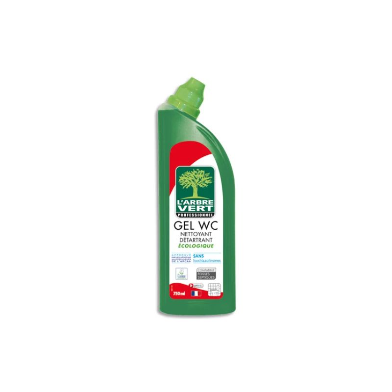 L'ARBRE VERT Gel WC 750ml sans allergènes Ecolabel L'ARBRE VERT Gel WC 750ml sans allergènes Ecolabel