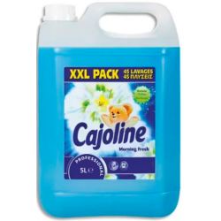 CAJOLINE Bidon de 5 Litres Assouplissant pour le linge odeur de frais