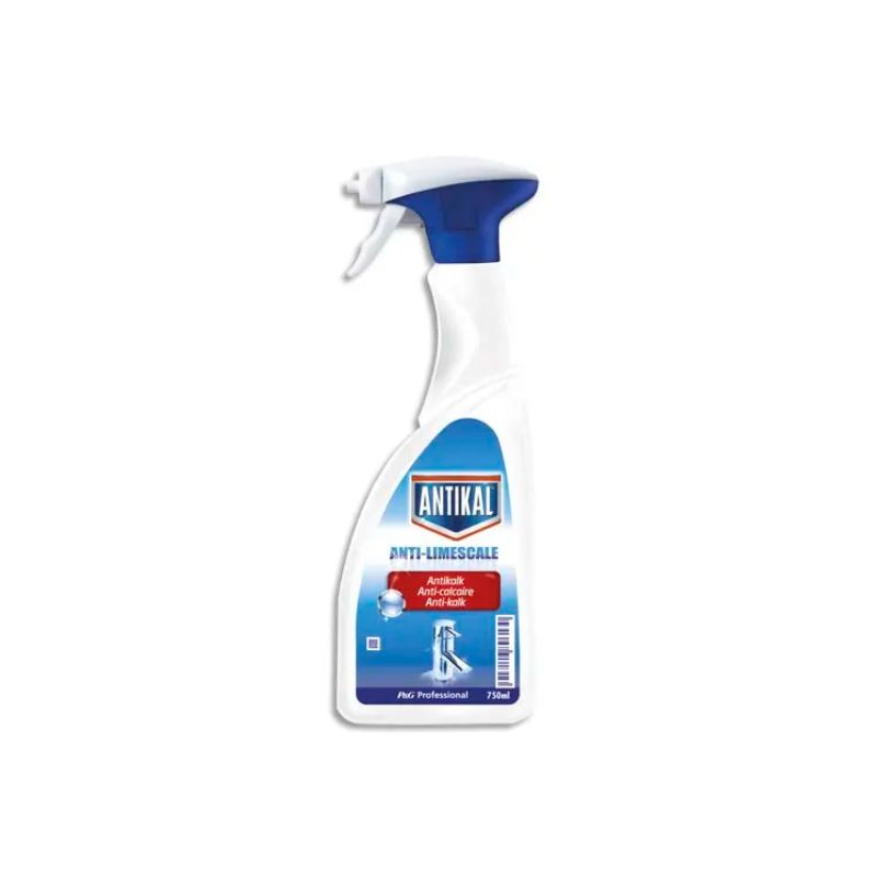 ANTIKAL Spray 750 ml Anti-calcaire Détergent détartrant pour les sanitaires parfum frais ANTIKAL Spray 750 ml Anti-calcaire Détergent détartrant pour les sanitaires parfum frais