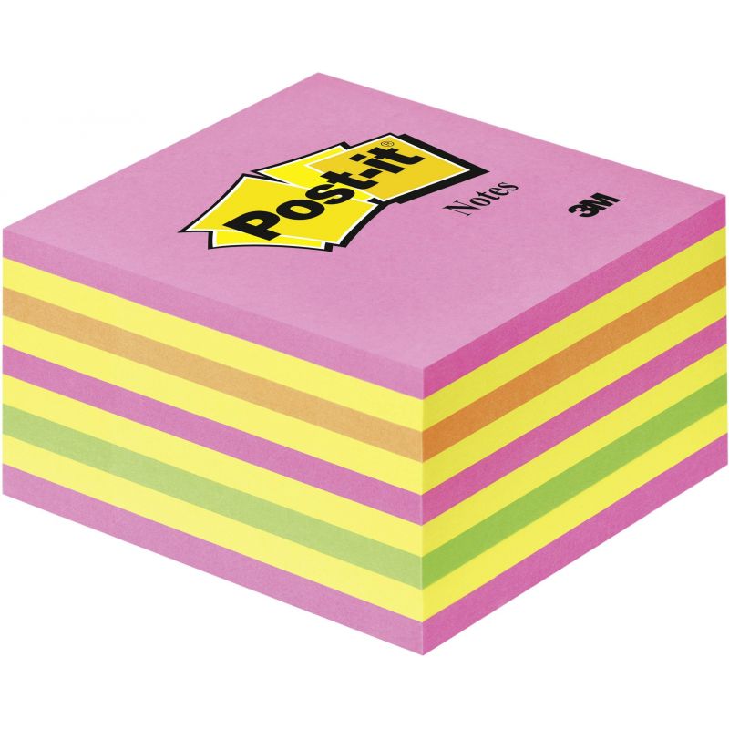 POST-IT Energie Intense coloris Rose néon 450 feuilles 76 x 76 mm POST-IT Energie Intense coloris Rose néon 450 feuilles 76 x 76 mm