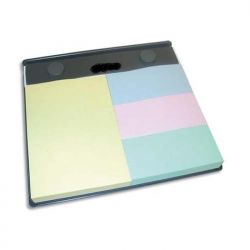 Support rechargeable format A6 1 bloc 102x75mm + 3 blocs 34x75mm coloris pastel