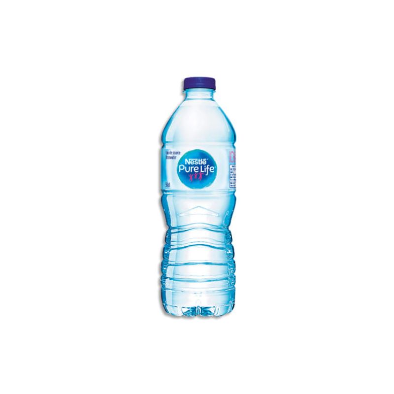 NESTLE PURE LIFE Bouteille plastique d'eau 50 cl Pure Life minérale plate NESTLE PURE LIFE Bouteille plastique d'eau 50 cl Pure Life minérale plate
