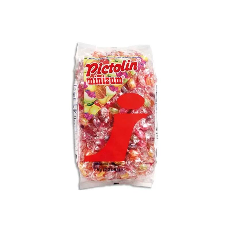 Minizum Sachet d'1Kg de Bonbons d'accueil parfum Exotique Minizum Sachet d'1Kg de Bonbons d'accueil parfum Exotique