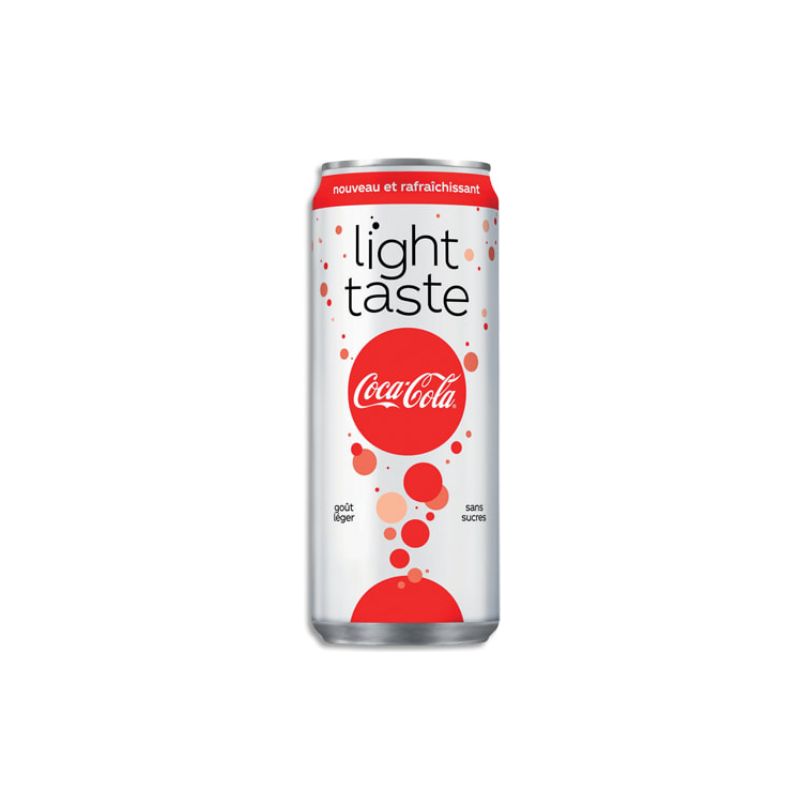 COCA-COLA Light canette Slim de boisson gazeuse pétillante de 33 cl COCA-COLA Light canette Slim de boisson gazeuse pétillante de 33 cl