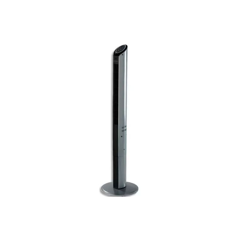 BIONAIRE Ventilateur colonne Ultra fin + télécommande 35 W 3 vitesses - L16 x H120 x P15 cm Noir graphite BIONAIRE Ventilateur colonne Ultra fin + télécommande 35 W 3 vitesses - L16 x H120 x P15 cm Noir graphite