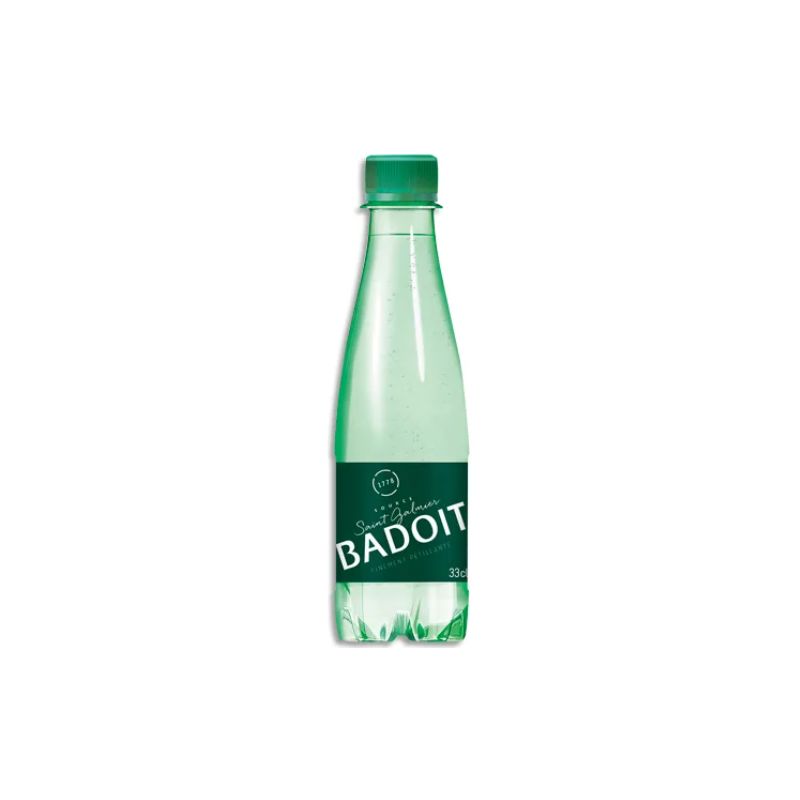 BADOIT Bouteille plastique d'eau pétillante de 33 cl BADOIT Bouteille plastique d'eau pétillante de 33 cl