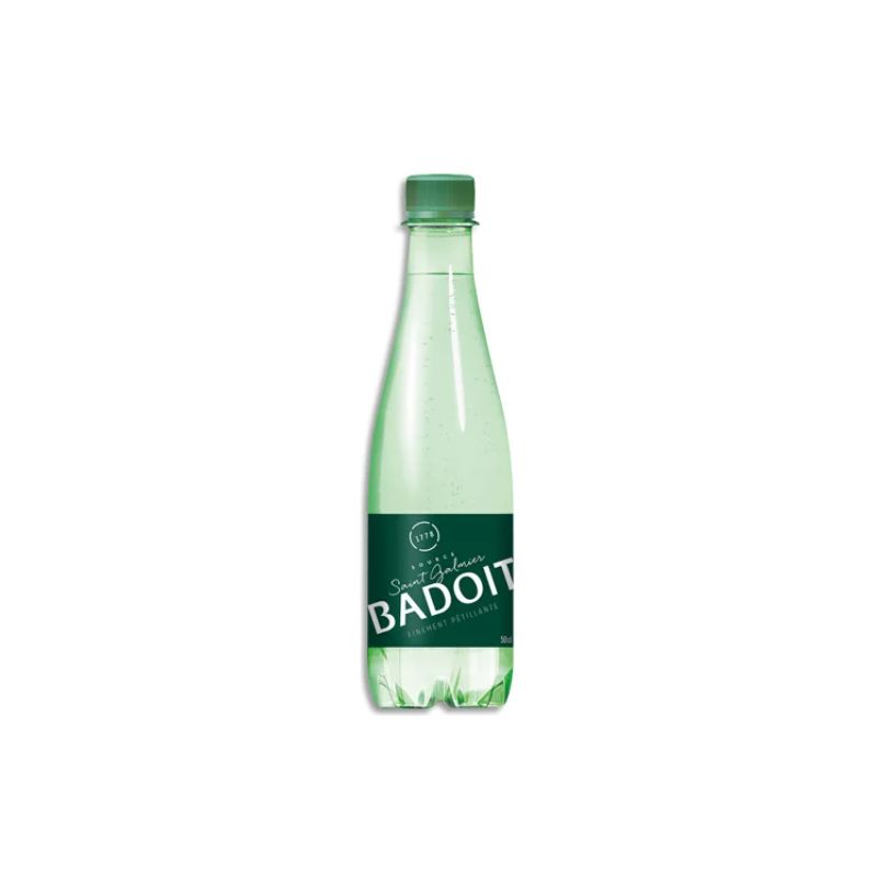 BADOIT Bouteille plastique d'eau pétillante 50 cl minérale BADOIT Bouteille plastique d'eau pétillante 50 cl minérale