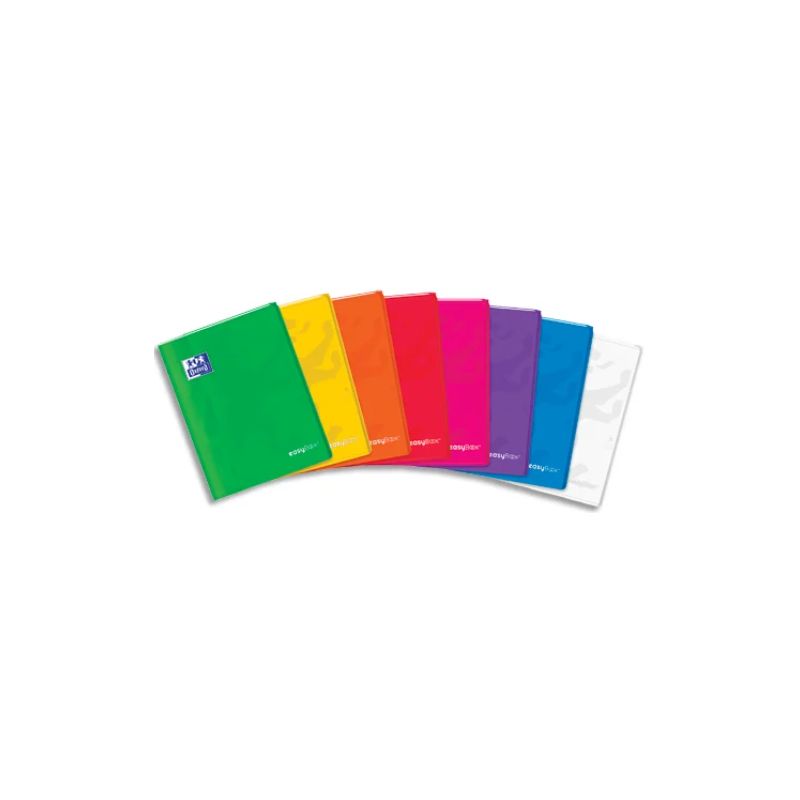 OXFORD Cahier EASY BOOK couverture PP reliure piqûre 48 pages séyès format 24x32cm. Coloris assortis OXFORD Cahier EASY BOOK couverture PP reliure piqûre 48 pages séyès format 24x32cm. Coloris assortis