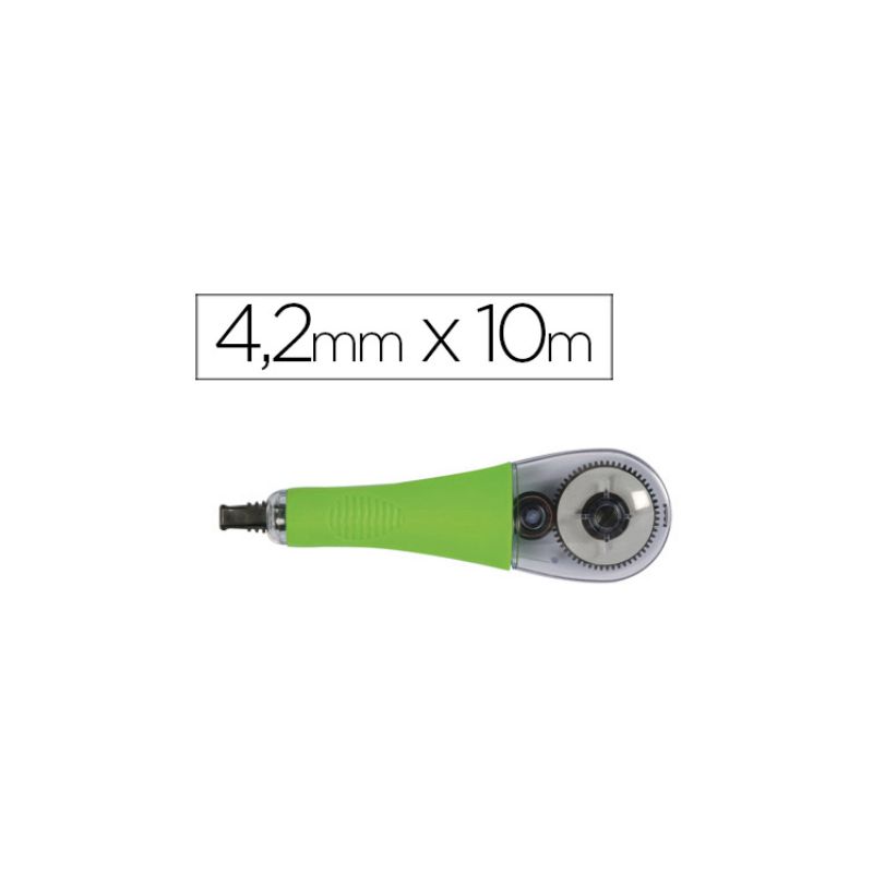 CORRECTEUR Q-CONNECT DEVIDOIR RUBAN 4.2MMX10M APPLICATION LATERALE GRIP CAOUTCHOUC VIS RETOUR ARRIERE CORRECTEUR Q-CONNECT DEVIDOIR RUBAN 4.2MMX10M APPLICATION LATERALE GRIP CAOUTCHOUC VIS RETOUR ARRIERE