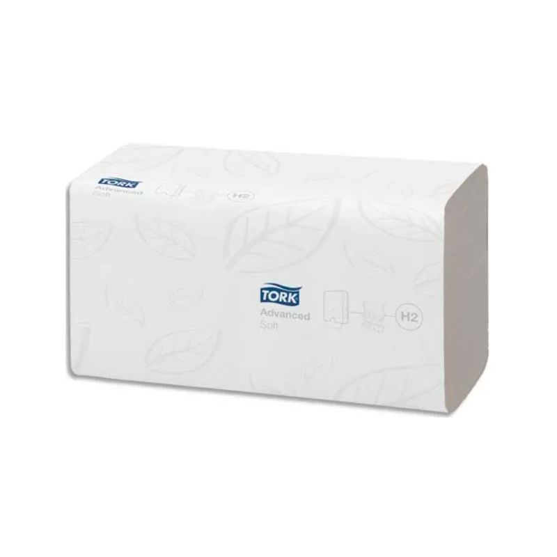 TORK Colis de 3x7 paquet 180 feuilles Essuie-mains Xpress interfoliés doux Advanced 2 plis Z 25,5x21,2cm TORK Colis de 3x7 paquet 180 feuilles Essuie-mains Xpress interfoliés doux Advanced 2 plis Z 25,5x21,2cm