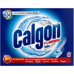 CALGON BOÎTE DE 48 PASTILLES ANTICALCAIRE 2 EN 1
