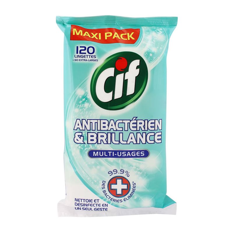 CIF : lingettes multi-usages désinfectantes CIF : lingettes multi-usages désinfectantes