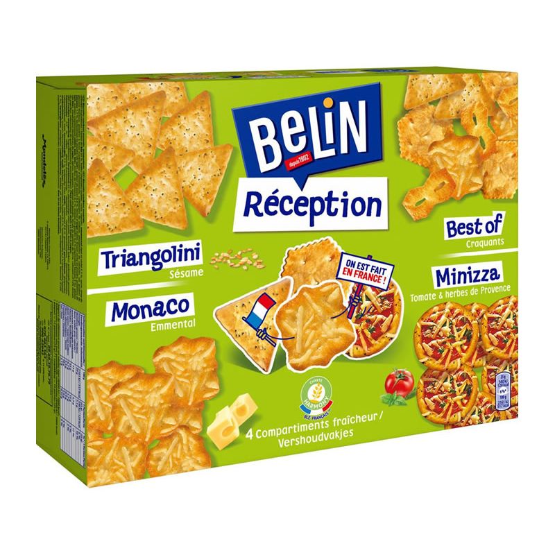 Belin : Réception - Assortiment de crackers Belin : Réception - Assortiment de crackers