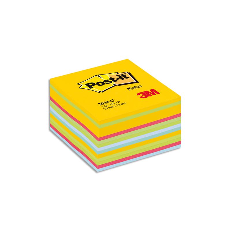 POST-IT Cubes POST-IT® Light Energie (Ultra jaune Déco) 450 feuilles 76 x 76 mm POST-IT Cubes POST-IT® Light Energie (Ultra jaune Déco) 450 feuilles 76 x 76 mm