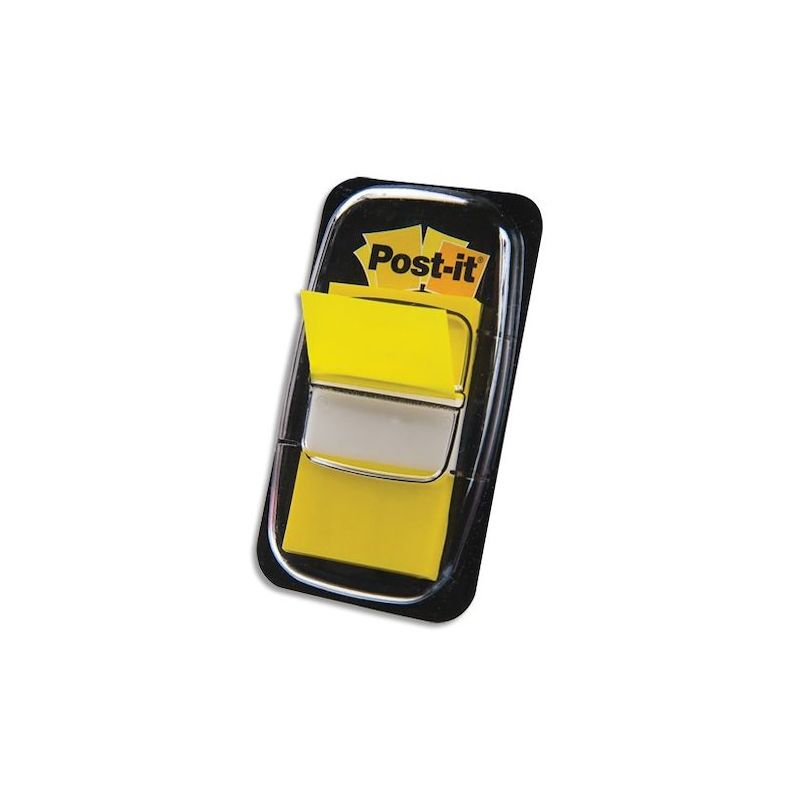 POST-IT Set de 50 marque-pages souples, coloris Jaune POST-IT Set de 50 marque-pages souples, coloris Jaune