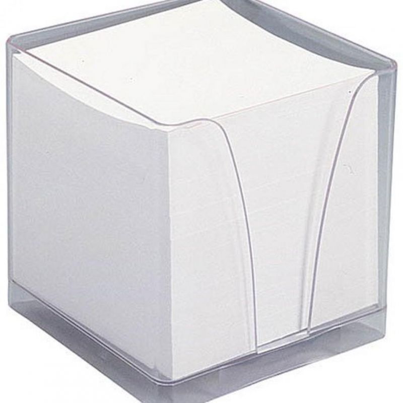 QUO VADIS Bloc cube Blanc 9x9x8cm 610 feuilles encollées 80g PEFC QUO VADIS Bloc cube Blanc 9x9x8cm 610 feuilles encollées 80g PEFC