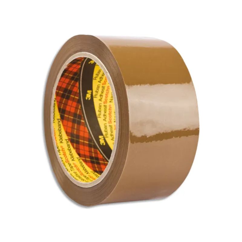 SCOTCH Adhésif d'emballage Low Noise polypropylène silencieux 50 microns H50 mm x L66 mètres Havane BP625 SCOTCH Adhésif d'emballage Low Noise polypropylène silencieux 50 microns H50 mm x L66 mètres Havane BP625