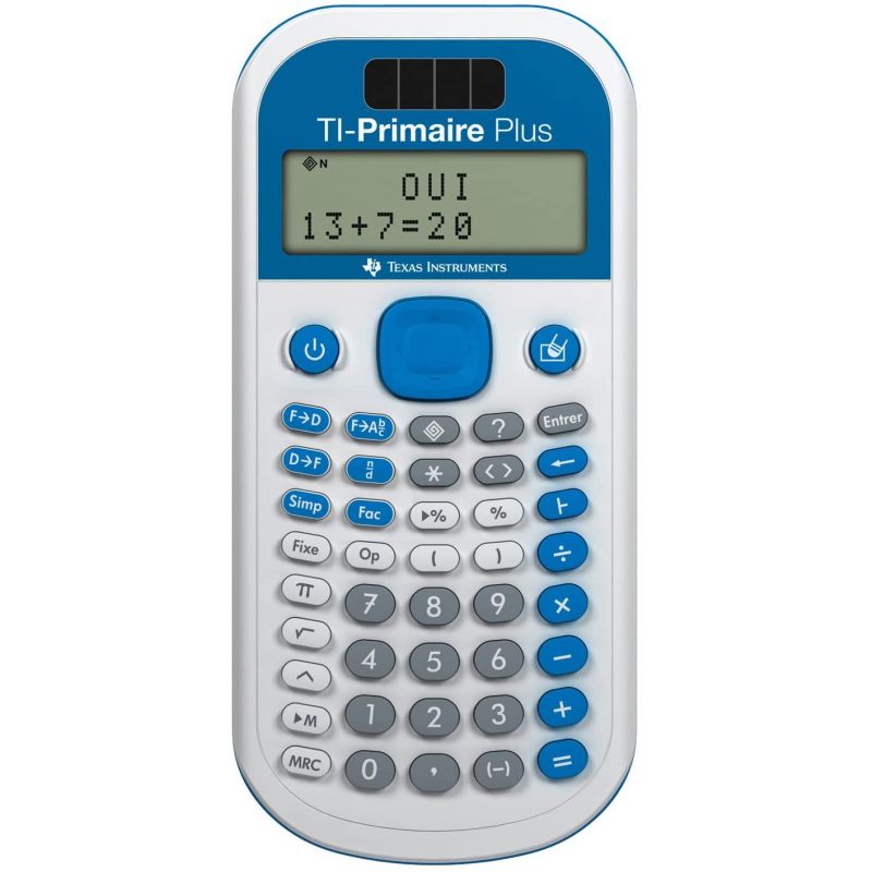 TEXAS INSTRUMENTS Calculatrice primaire/collège TI Primaire Plus TEXAS INSTRUMENTS Calculatrice primaire/collège TI Primaire Plus