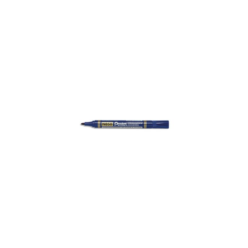 PENTEL Marqueur permanent N850 Pointe ogive, encre indélébile à base alcool. Bleu PENTEL Marqueur permanent N850 Pointe ogive, encre indélébile à base alcool. Bleu