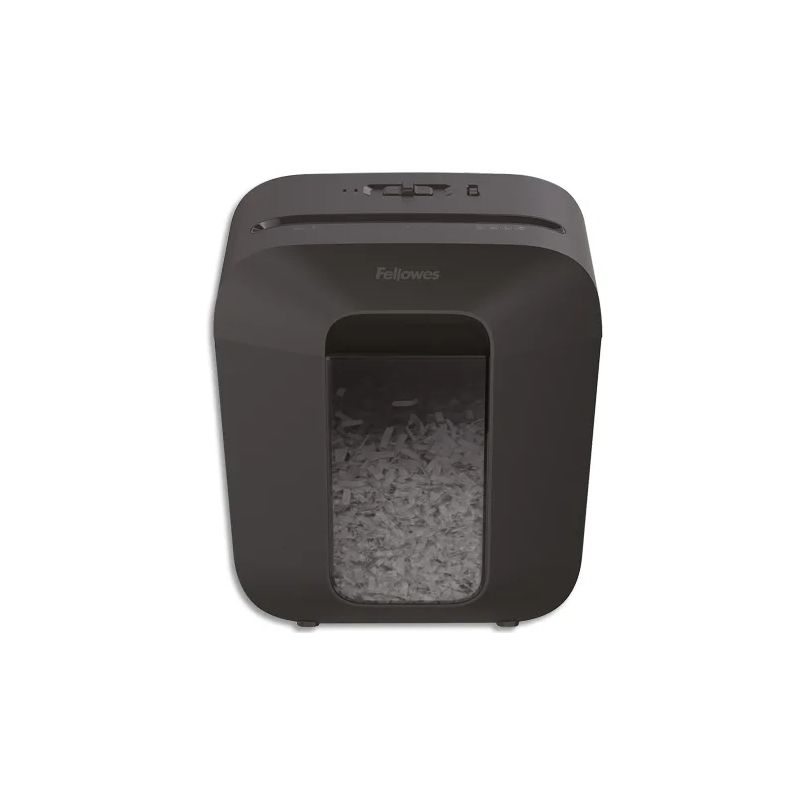 FELLOWES Destructeur LX25 coupe croisée 6 feuilles P-4, corbeille 12L, détruit agrafes/trombones/CB FELLOWES Destructeur LX25 coupe croisée 6 feuilles P-4, corbeille 12L, détruit agrafes/trombones/CB