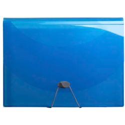 EXACOMPTA Trieur valisette 13 positions IDERAMA PP 7/10e Bleu clair, Vert anis, Rose, Violet, Bleu foncé