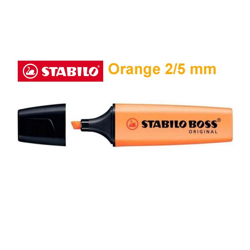 STABILO BOSS ORIGINAL Surligneur Orange STABILO BOSS ORIGINAL Surligneur Orange