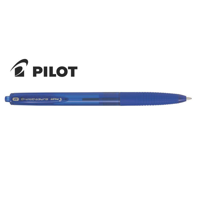 PILOT Stylo bille SUPER GRIP G rétractable pointe moyenne encre Bleue PILOT Stylo bille SUPER GRIP G rétractable pointe moyenne encre Bleue