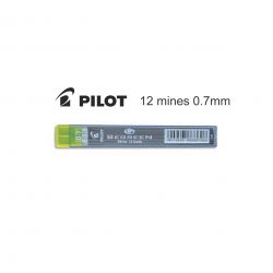 PILOT Etui de 12 mines qualité très résistante 0,7 mm