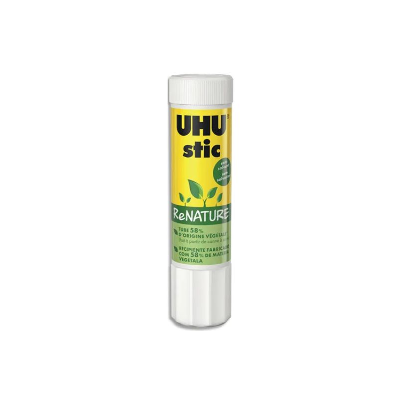 UHU Tube de colle Stic blanc 8g ReNATURE UHU Tube de colle Stic blanc 8g ReNATURE